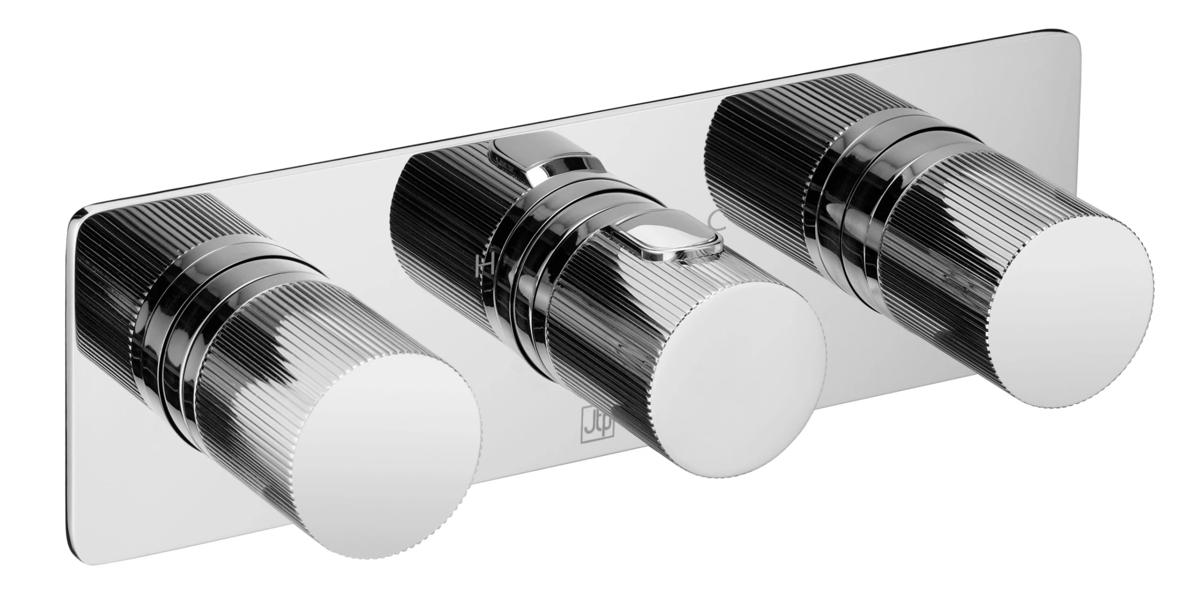Just Taps Evo Thermostatic Concealed 2 Outlet Shower Valve Chrome