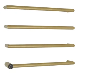 Just Taps Obi Electric Towel Radiator 600 Brushed Brass