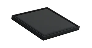 Just Taps 150mm X 150mm Elite Regular Gulley Matt Black Inc Membrane