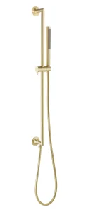 Just Taps Kono Slide Rail With Pencil Shower Handle And Hose Brushed Brass