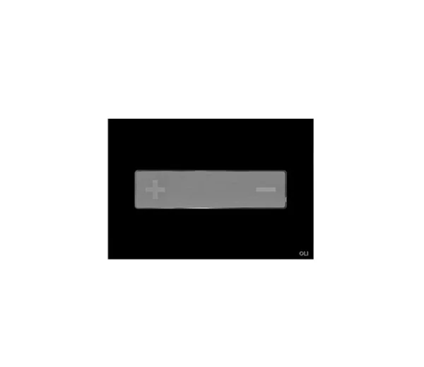 Oli Oceania Pneumatic  Galss Black Satin Chrome Inox Button 