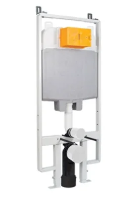 Just Taps 1200cm Pre-wall, Slim Freestanding W.c Frame Including Brackets And W.c Bend With 3/6 Litre Dual Flush Plate product image - Image 1