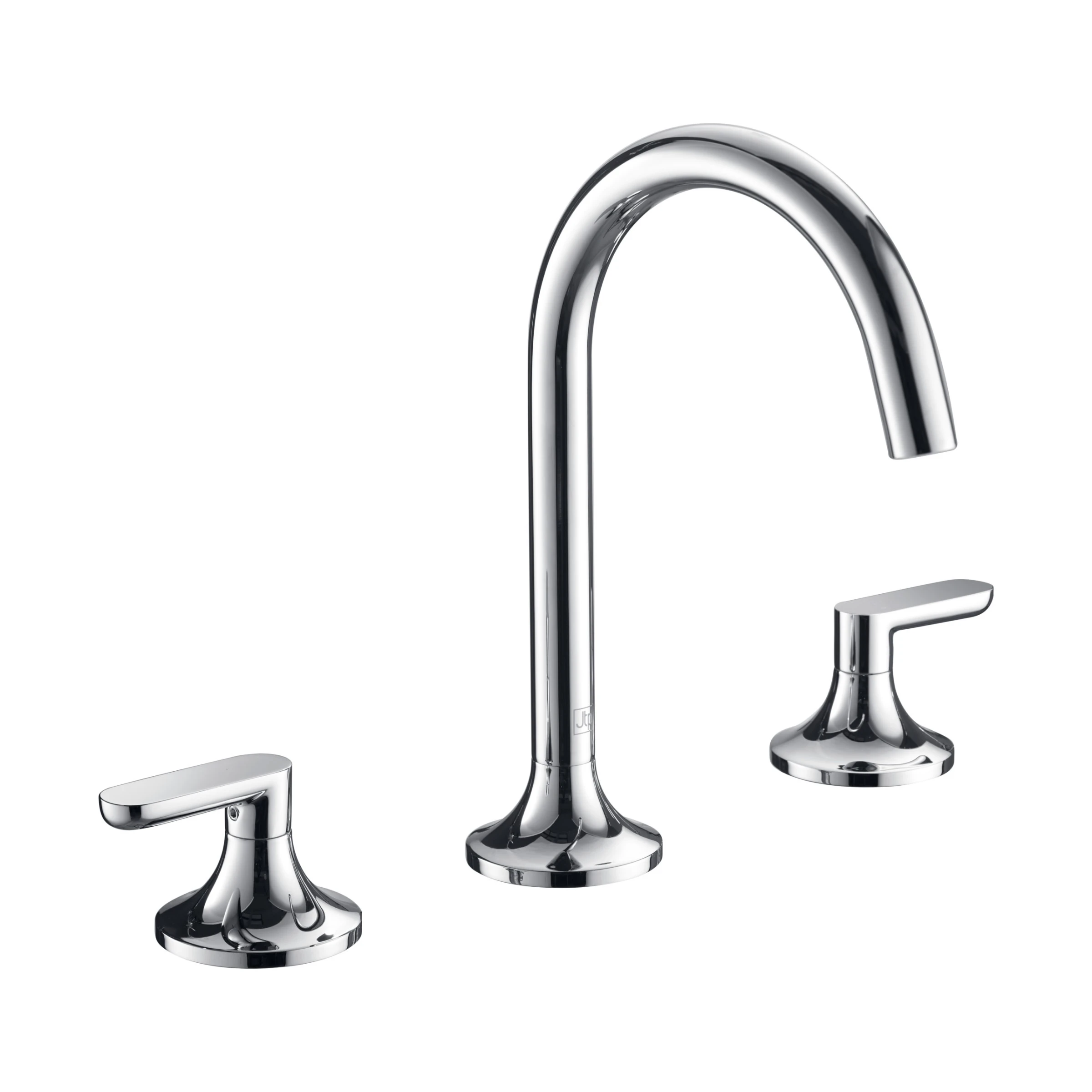 Just Taps Kono 3 Hole Deck Mounted Basin Mixer (both Handles Included) Chrome