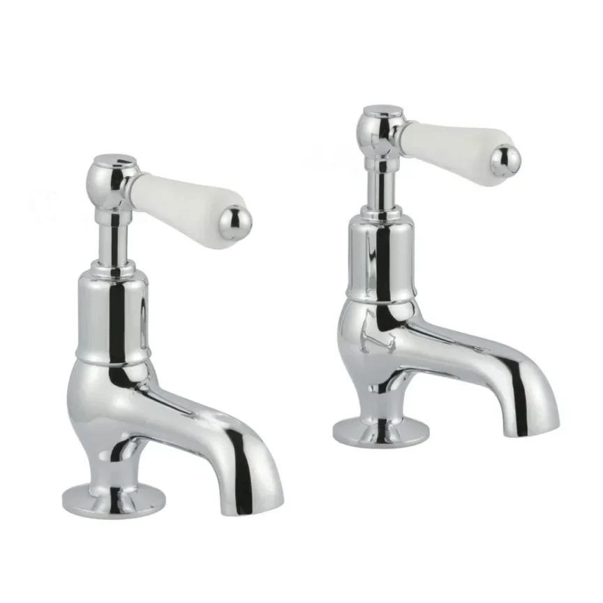 Just Taps Grosvenor Lever Cloakroom Basin Taps Chrome product image - Image 1