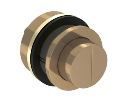 Saneux Flushe 2.0 Brass Flush Button (for Hc2030) - Brushed Bronze Pvd product image - Image 1
