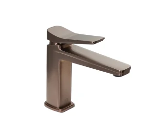 JTP HIX Single Lever Basin Mixer Brushed Bronze