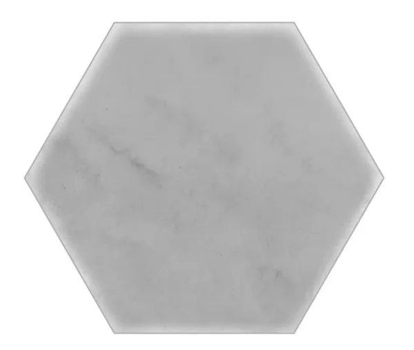 Grey Scandinavian Hex Tiles - Solid
