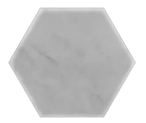 Grey Scandinavian Hex Tiles - Solid