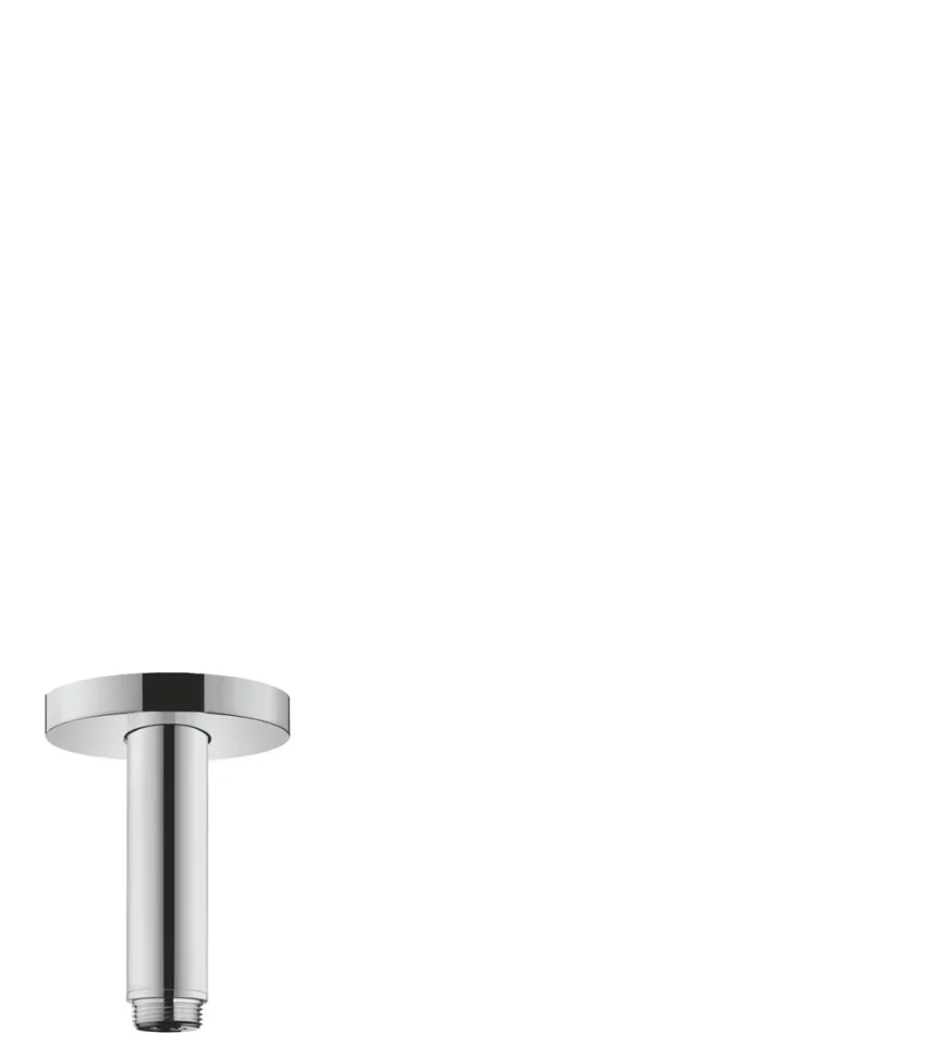 Hansgrohe Ceiling Connector S 100mm Dn15 Chrome product image - Image 1