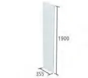 Roper Rhodes Vetro Tall Clad-on Std-white Vetro White