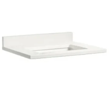 Roper Rhodes 600mm Hampton Undermount Worktop Inc Upstand - Arctic White product image - Image 1