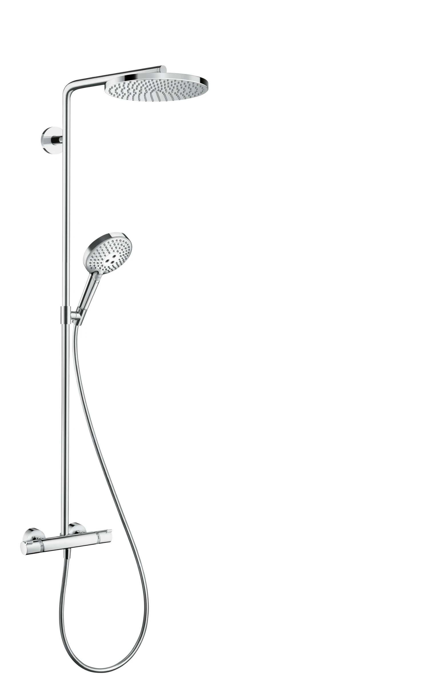 Hansgrohe Raindance Select S Showerpipes With Thermostatic Mixer 1100 X 360 X 120mm Chrome