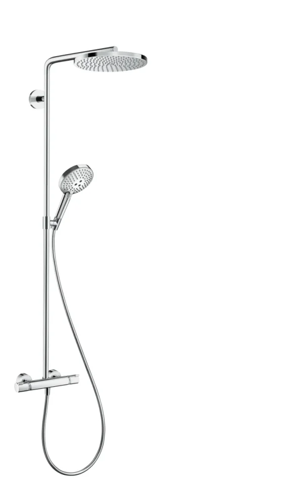 Hansgrohe Rd Select S 240 1j Powderrain Shpchrome product image - Image 1