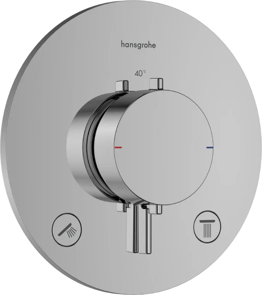 Hansgrohe Ecostat Comf.s Therm.conc.2 Outl.chr Chrome