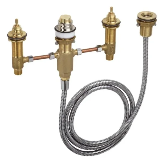 Hansgrohe 4-hole Bath Mixer Basic Set Conc.exp. detail view - Image 2