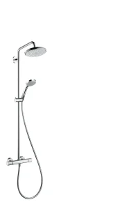 Hansgrohe Croma 220 Showerpipe Shower W.therm. Chrome