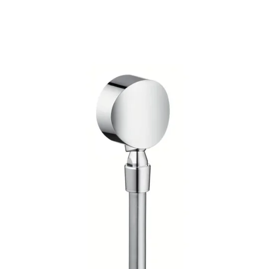 Hansgrohe Fixfit S W/ball Joint Non Return V. Chrome detail view - Image 2