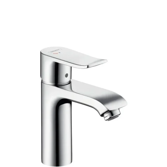 Hansgrohe Metris Basin Mixer 110 Coolstart Chrome detail view - Image 2