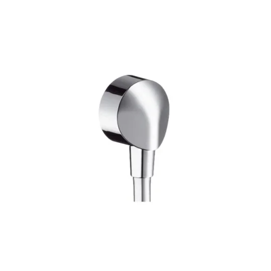 Hansgrohe Fixfit Wall Outlet Dn15 Chrome Chrome detail view - Image 2
