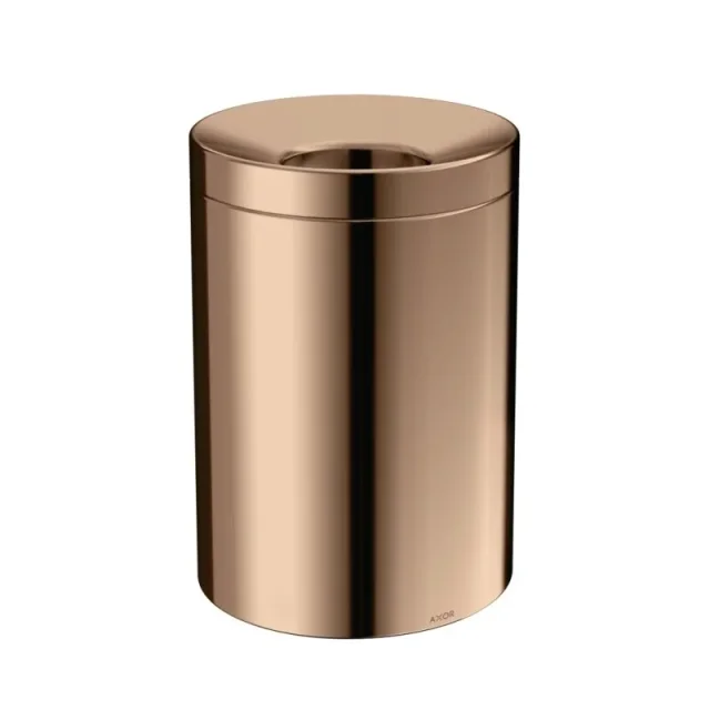 Axor Universal Circular Waste Bin Brushed Red Gold product image - Image 1