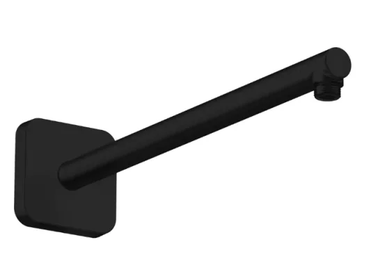 Axor Showersolutions Shower Arm 390 Mm Softsquare Matt Black product image - Image 1
