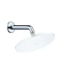 Hansgrohe Standard Shower Arm Dn15 128mm Chrome Chrome detail view - Image 2