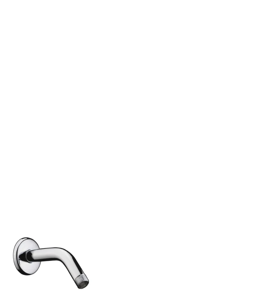 Hansgrohe Standard Shower Arm Dn15 128mm Chrome Chrome product image - Image 1