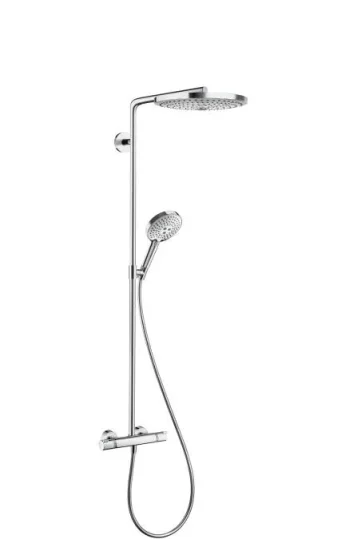 Hansgrohe Xx Rd Select S 300 2jet Showerpipe Chrom Chrome detail view - Image 2