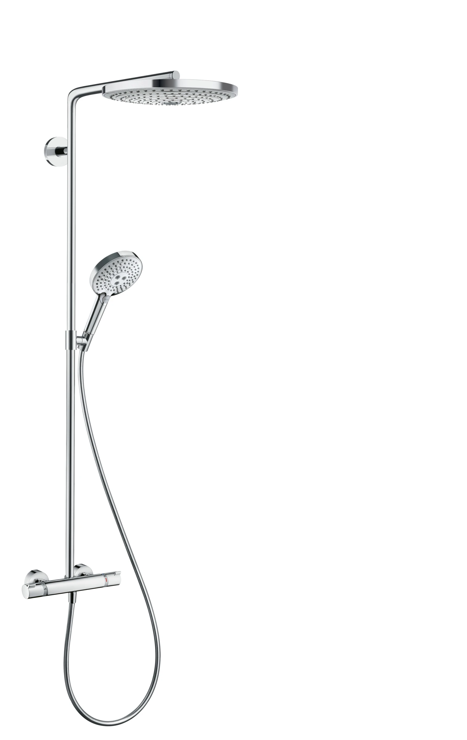 Hansgrohe Raindance Select S Showerpipes With Thermostatic Mixer 1100 X 360 X 120mm Chrome