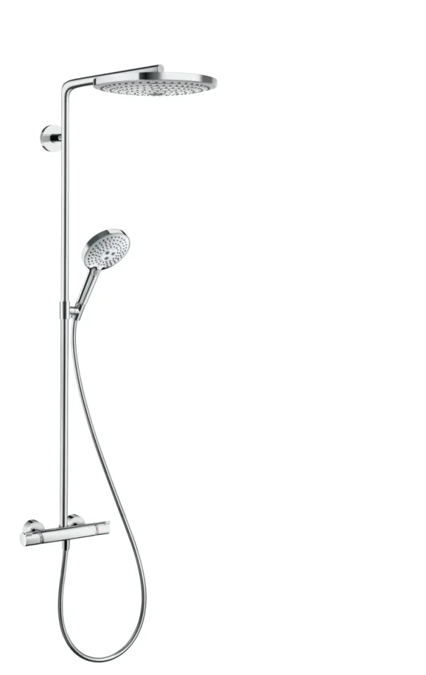 Hansgrohe Xx Rd Select S 300 2jet Showerpipe Chrom Chrome product image - Image 1