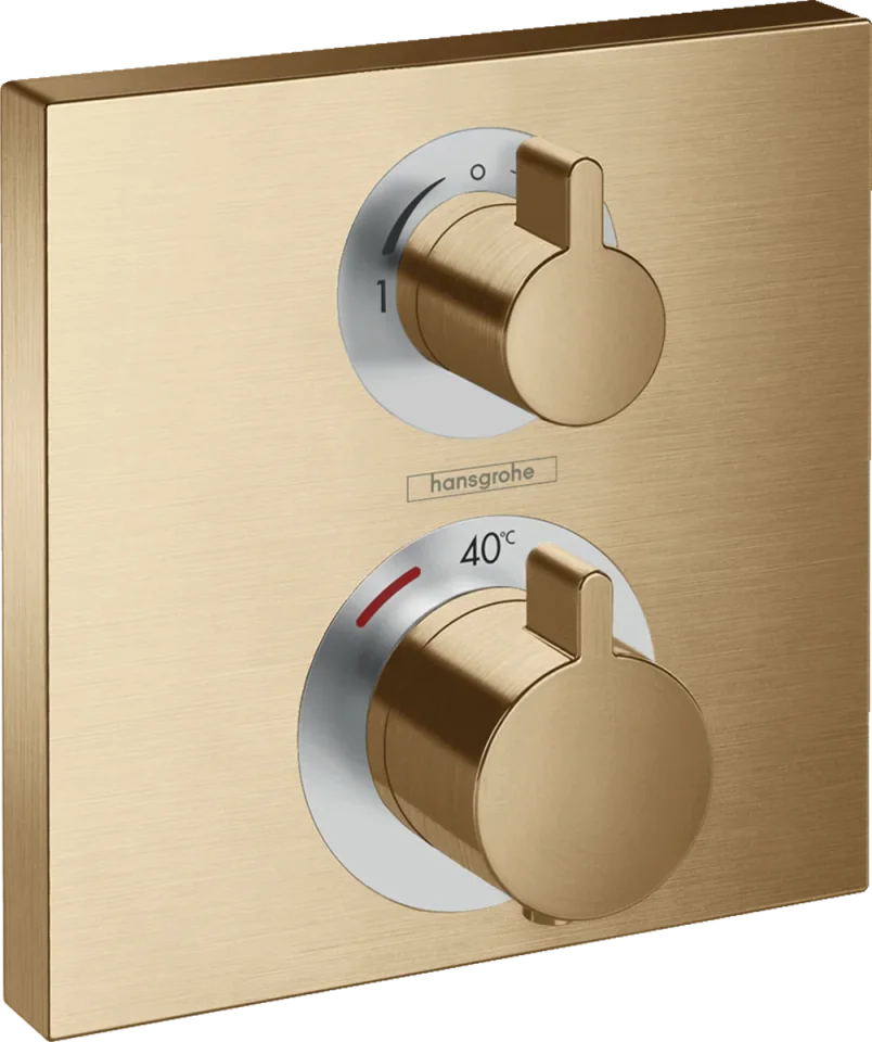 Hansgrohe Ecostat Square Th Conc.2f Bbr Brushed Bronze detail view - Image 2
