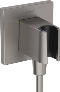 Hansgrohe Fixfit E Porter Pl Shower Holder Bbc Brushed Black Chrome