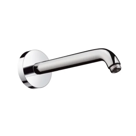 Hansgrohe Shower Arm Dn15 230mm Chrome Chrome detail view - Image 2