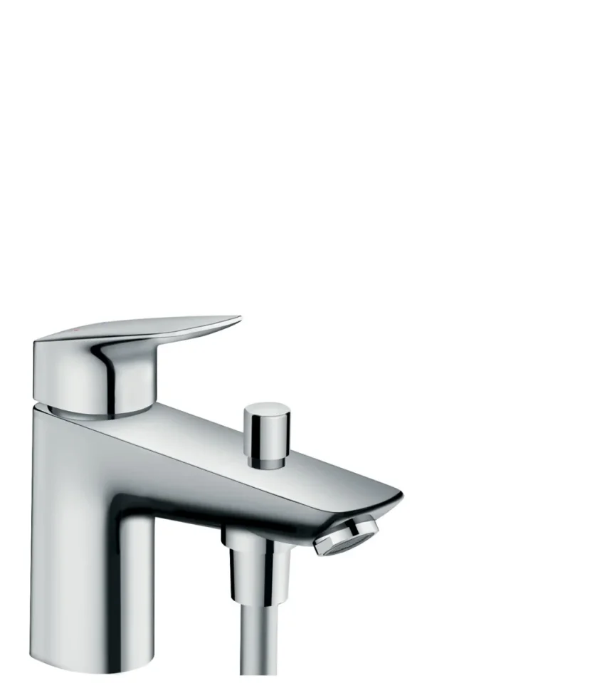 Hansgrohe Xx Logis Bath Mixer Monotrou W/div. Chrome product image - Image 1