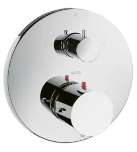 Axor Starck Thermostatic Mixer For Concealed Installation With Shut-off / Diverter Valve Chrome