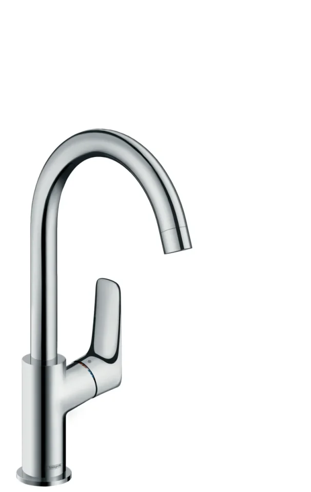 Hansgrohe Logis Bas.mix.210 Swivel Spout Chrome product image - Image 1
