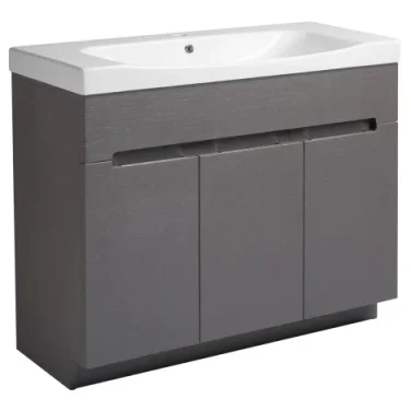 Roper Rhodes 1000mm Diverge Freestanding Unit - Charcoal Elm product image - Image 1
