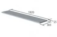 Roper Rhodes 1820mm Standard Depth Solid Surface Worktop - Ice White