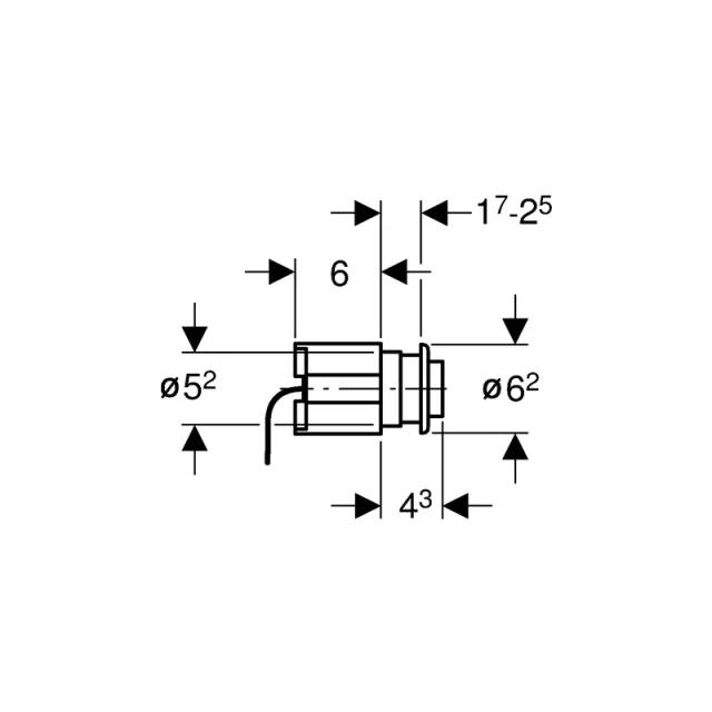 Geberit 115.114.fw.1 Flush Button detail view - Image 3