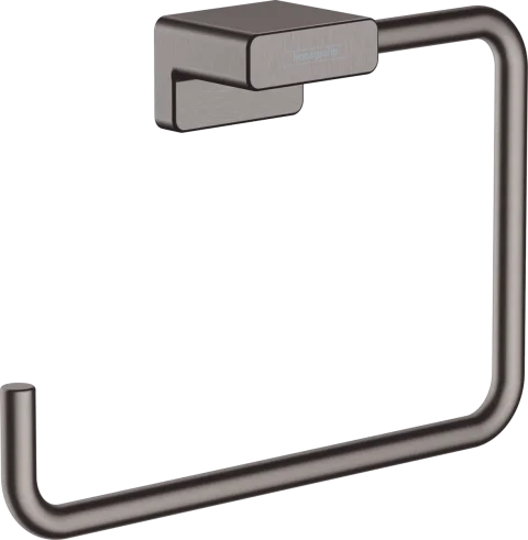 Hansgrohe Addstoris Towel Ring Bbc Brushed Black Chrome product image - Image 1