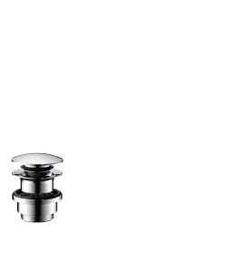 Axor Waste Set 11/4" Push-open For Basin And Bidet Mixers Brushed Black Chrome