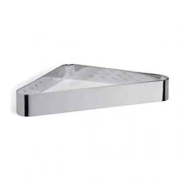 Roper Rhodes Halo Large Corner Basket - Chrome product image - Image 1