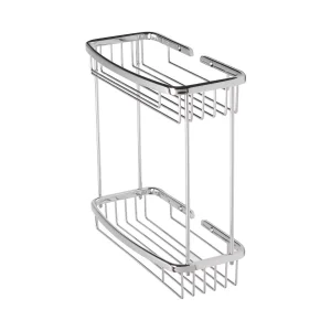 Roper Rhodes Madison Double Bottle Basket - Chrome