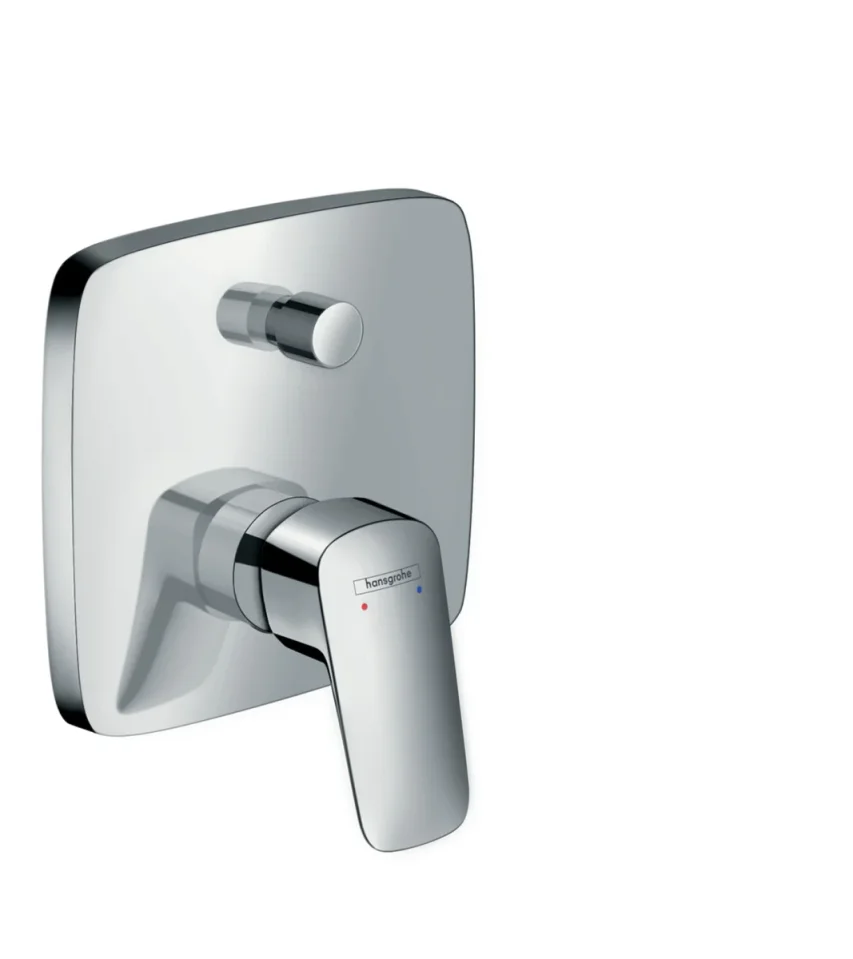 Hansgrohe Logis Bath Mixer Conc.w.back Chrome product image - Image 1