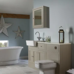 Roper Rhodes 560mm Hampton Mirror Cabinet - Mocha