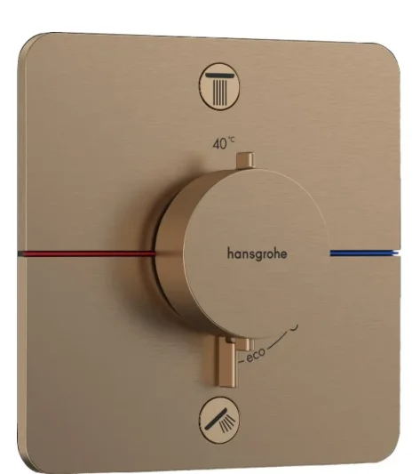 Hansgrohe Showersel.com.q Th Conc.2outlet Bbr Brushed Bronze product image - Image 1