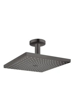 Hansgrohe Rd E 300 1jet Sh Ceiling Bbc Brushed Black Chrome