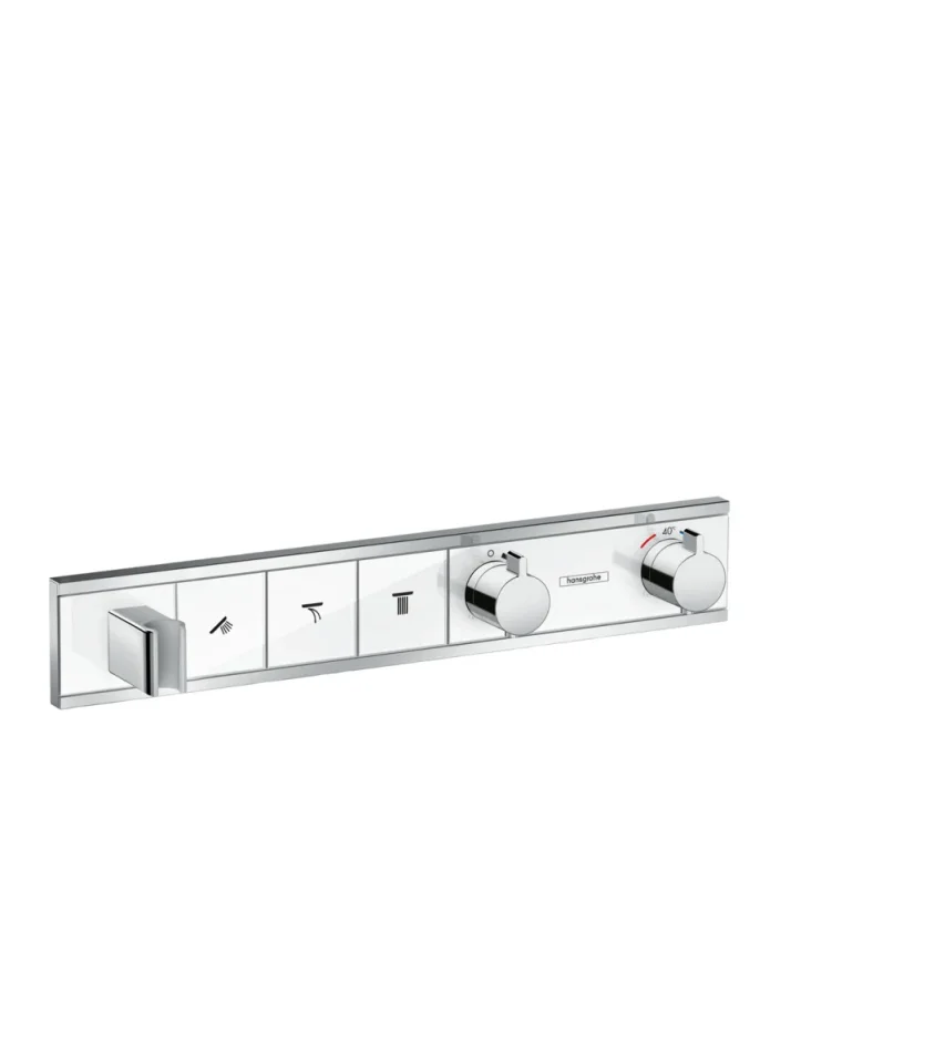 Hansgrohe Rainselect Fs Conc.3 Funct.white/chr White/chrome product image - Image 1