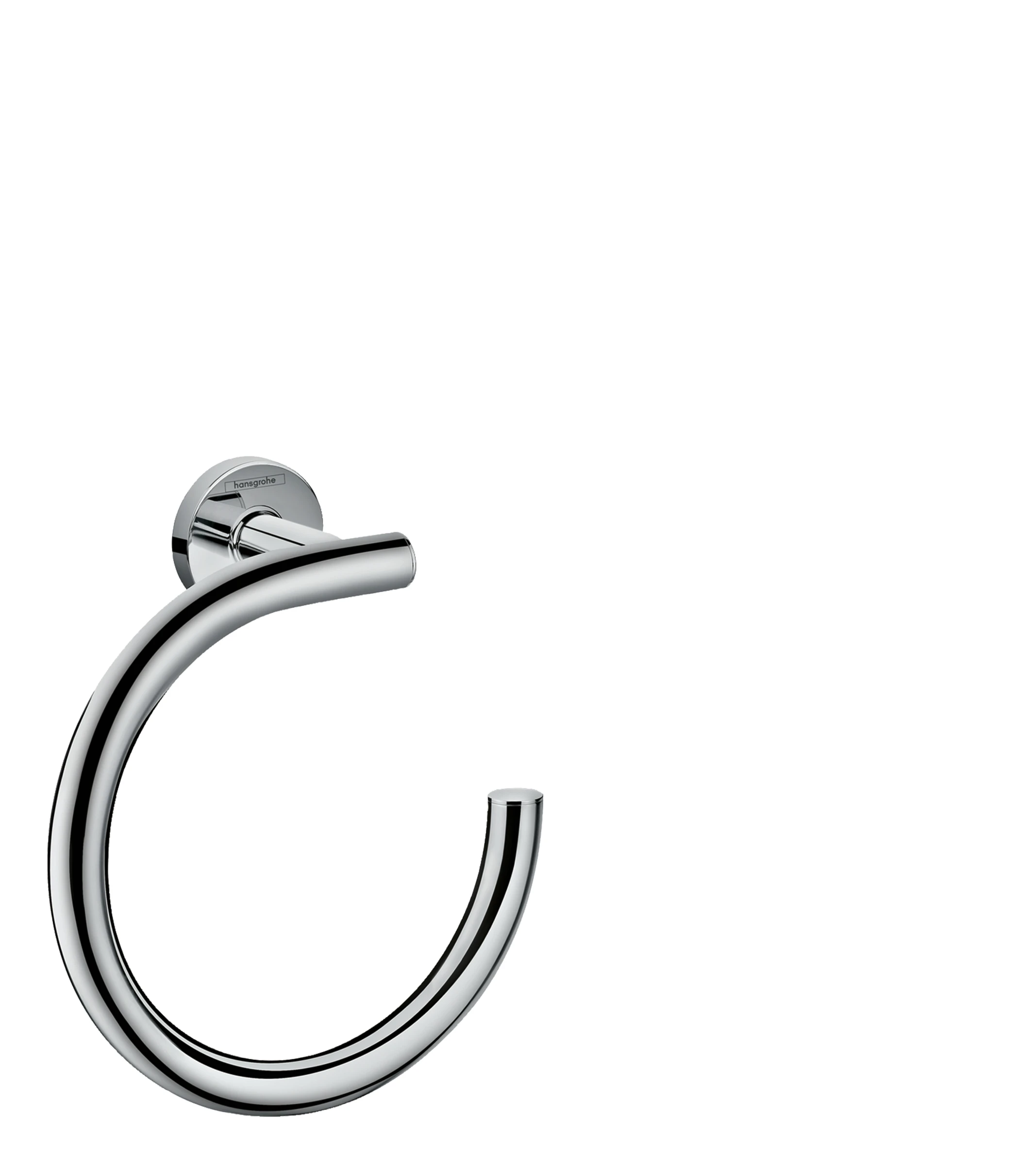 Hansgrohe Logis Universal Towel Ring 225 X 215 X 110mm Chrome