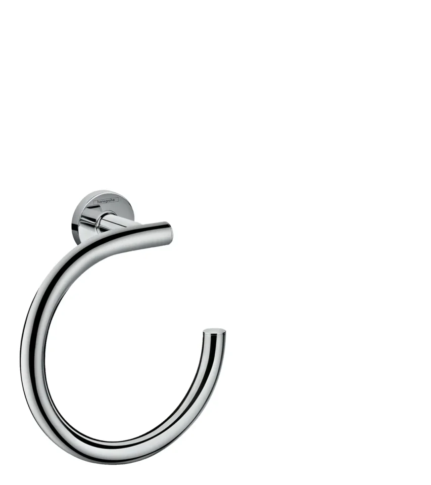 Hansgrohe Xx Logis Universal Towel Ring Chrome Chrome product image - Image 1